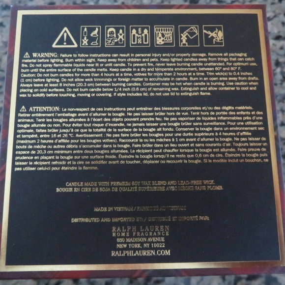 RALPH LAUREN Candle Scented Holiday Classic - Picture 3 of 4